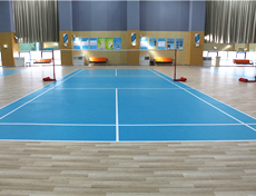 pvc運動地板工程案例【恒大項目】