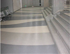 防水防滑橡膠地板工程案例游泳池