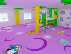 幼兒園pvc地板工程案例
