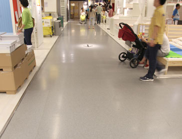 商業場所地板的要求解決方案